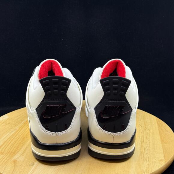 Nike Air Jordan 4 Retro OG Shoes Sail Black University Red IM4002-100 Men 10.5 main image 7
